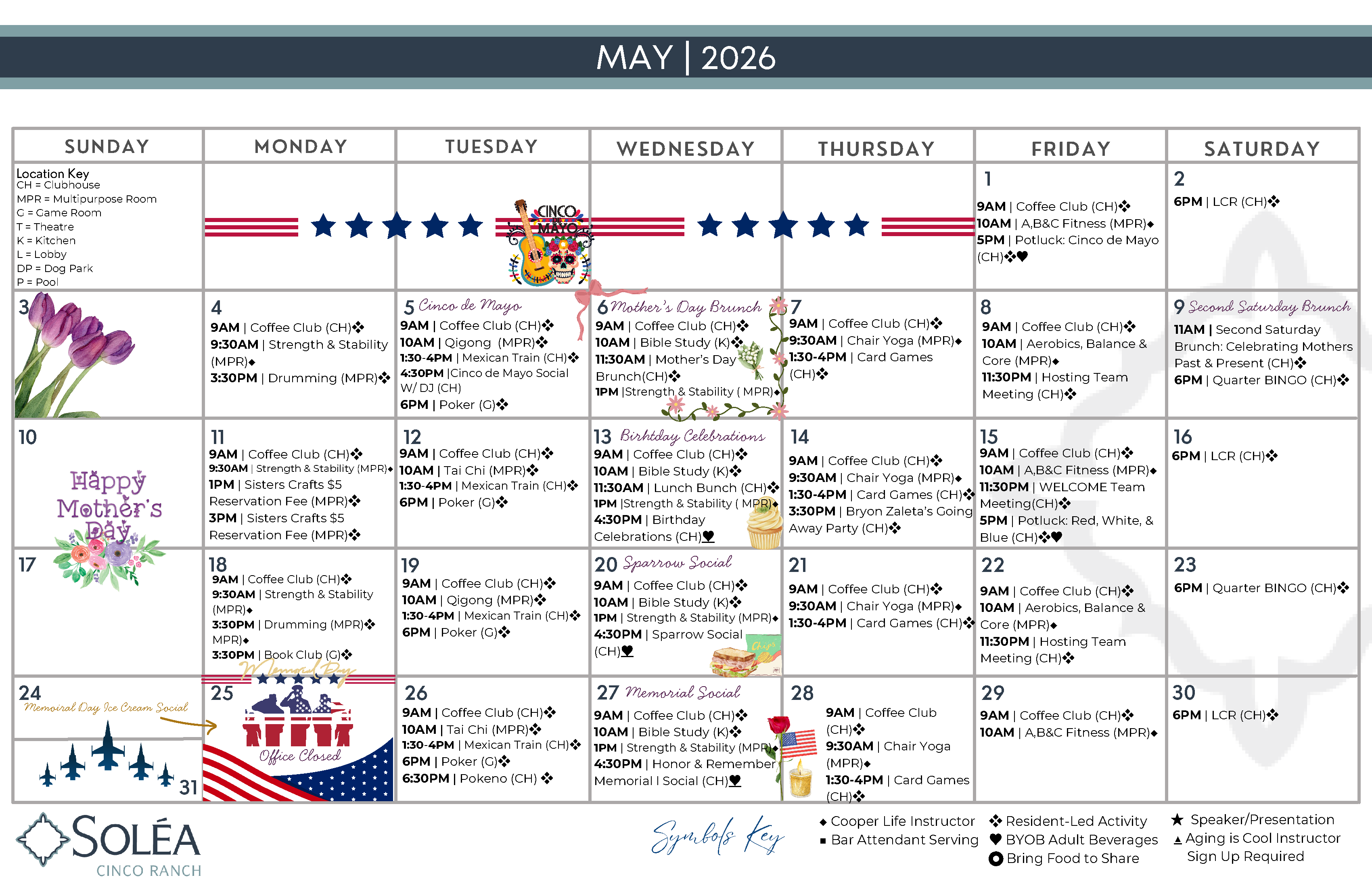Resident Calendar