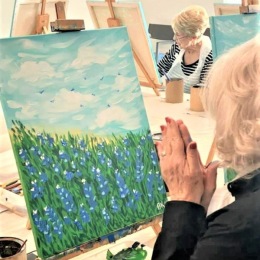 The essence of exceptional living friends painting together