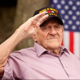 The essence of exceptional living a man saluting